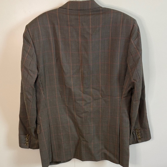 Oversized Vintage “Menswear” Checkered Women's Blazer - Picture 4 of 4